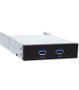 CHIEFTEC 3,5" frontpanel med 2xUSB 3.0 typ A hona, svart