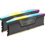 CORSAIR VENGEANCE RGB 32GB (2x16GB) DDR5 DRAM 5200MT/s CL40 AMD EXPO Memory Kit - Svart