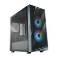 Cooler Master CMP 320 Mini Tower Vifter: 2x120 mm front, Mini ITX, Micro ATX, herdet glass, ARGBs