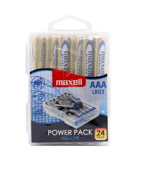 MAXELL batterier,  AAA (LR03), Alkaline, 1,5V, 24-pack (790268)