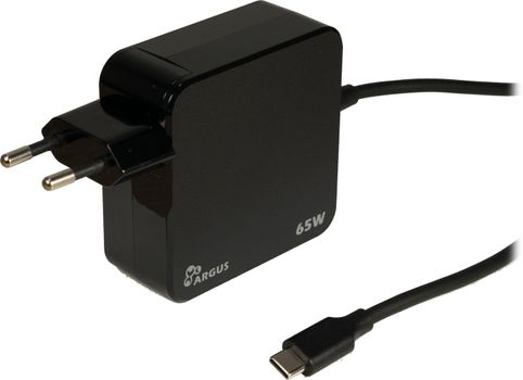 INTER-TECH Stecker-Netzteil PD-2065 65W USB-C schwarz (88882222)