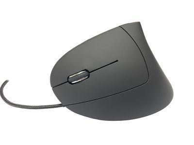 MediaRange Corded ergonomic 6-button optical mouse for left-handers,  (MROS231)