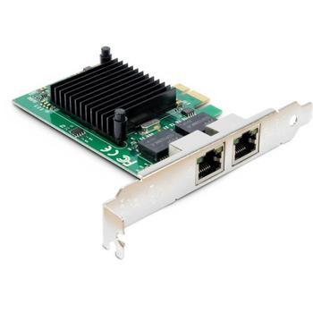 INTER-TECH Gigabit PCIe Adapter Argus ST-7239 x1 v2.0 Dual retail (77773007)