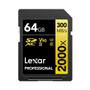 LEXAR Professional 64GB SDXC UHS-II Memory Card