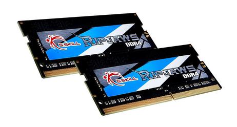 G.SKILL Ripjaws - DDR4 - sett - 16 GB: 2 x 8 GB - SO DIMM 260-pin - 3200 MHz / PC4-25600 - ikke-bufret (F4-3200C22D-16GRS)