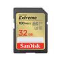 SANDISK Extreme PLUS 32GB SDHC 100MB/s UHS-I C10