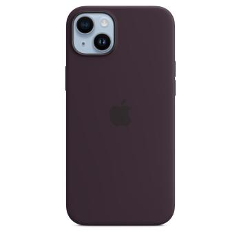 APPLE e - Back cover for mobile phone - MagSafe compatibility - silicone - elderberry - for iPhone 14 Plus (MPT93ZM/A)