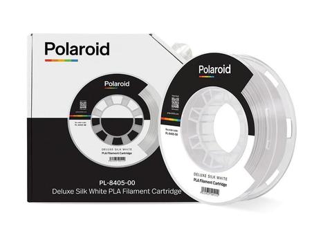 POLAROID 250g Deluxe Silk PLA Filament White (PL-8405-00)
