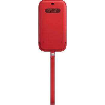 APPLE (PRODUCT) RED - skyddshölje för mobiltelefon - med MagSafe - läder - röd - för iPhone 12 Pro Max (MHYJ3ZM/A)