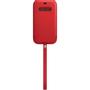 APPLE (PRODUCT) RED - skyddshölje för mobiltelefon - med MagSafe - läder - röd - för iPhone 12 Pro Max