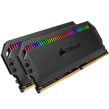 CORSAIR 32GB (2 x 16 GB) DDR4 3600MHz CL18 Dominator Platinum RGB Svart (CMT32GX4M2D3600C18)