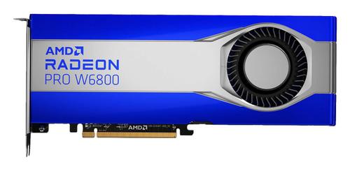 AMD Radeon Pro W6800 32GB GDDR6 6miniDP 512Gbps 3840Stream 250/650W 6mon PCIe4 267mm 2-slot (100-506157)