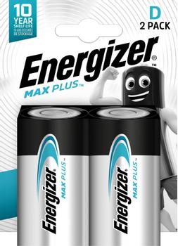 ENERGIZER Batterier Max Plus D/E95 (2-pk) (E301323900)