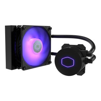 Cooler Master ML120L V2 RGB CPU Kylare (svart) 120mm, LGA 1700/ 1200/ 2066/ 115x,  AM4/AM5, 650-1800 RPM, 27 dBA (MLW-D12M-A18PC-R2)