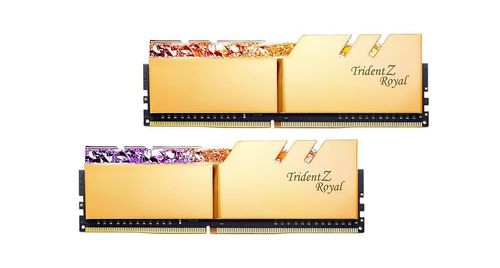 G.SKILL Trident Z Royal 256GB (8-KIT) DDR4 3600MHz CL18 Gold RGB (F4-3600C18Q2-256GTRG)