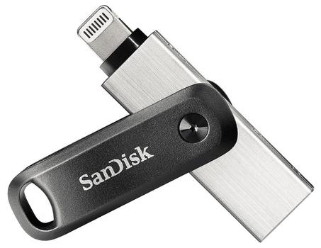 SANDISK k iXpand Go - USB flash drive - 64 GB - USB 3.0 / Lightning - for Apple iPad/ iPhone (Lightning) (SDIX60N-064G-GN6NN)