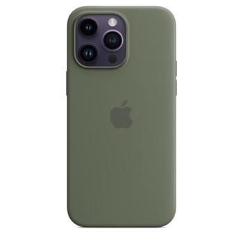 APPLE IPHONE 14 PRO MAX SILICONE CASE WITH MAGSAFE - OLIVE ACCS (MQUN3ZM/A)