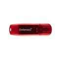 INTENSO Rainbow Line 128GB USB 2.0 Rød Transparent