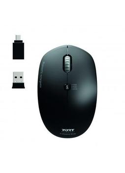 PORT DESIGNS Wireless Rechargeable Bluetooth Combo Mouse /900707 (900707)