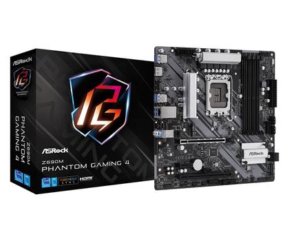 ASROCK Intel Z690 Lga 1700 Micro Atx (Z690M Phantom Gaming 4)