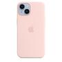 APPLE e - Back cover for mobile phone - MagSafe compatibility - silicone - chalk pink - for iPhone 14