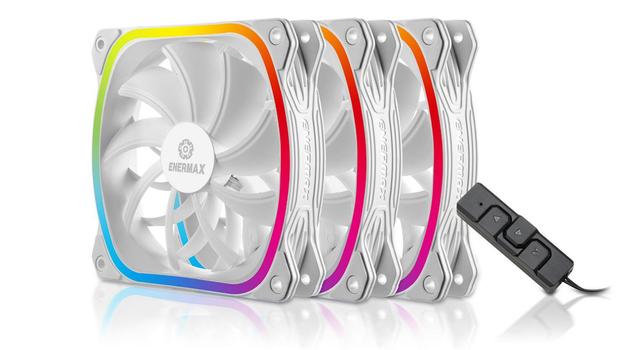 ENERMAX Squa Rgb White Computer Case  (UCSQARGB12P-W-BP3)