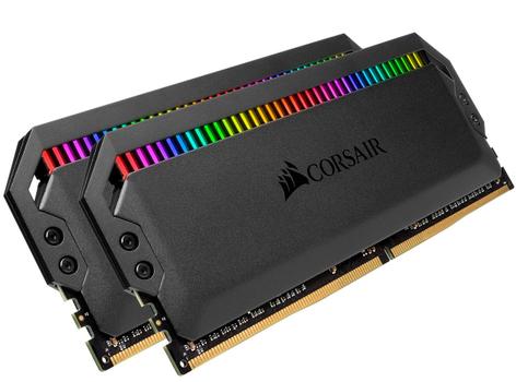 CORSAIR 32GB (2 x 16 GB) DDR4 3600MHz CL18 Dominator Platinum RGB Svart (CMT32GX4M2C3600C18)