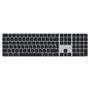 APPLE Magic Keyboard with Touch ID and Numeric Keypad - Keyboard - Bluetooth, USB-C - QWERTY - Norwegian - black keys