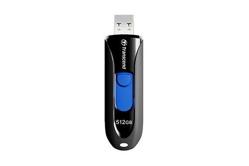 TRANSCEND 512GB USB 3.1 Pen Drive Capless Black (TS512GJF790K)