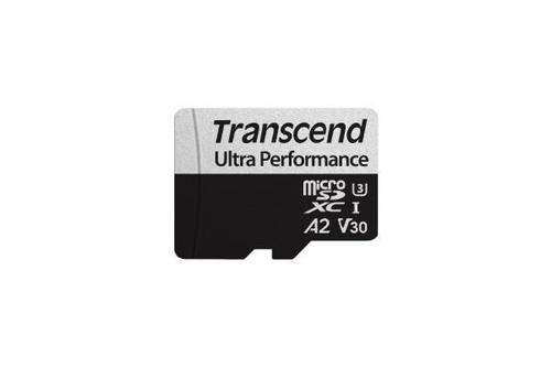 TRANSCEND 340S - Flash memory card - 128 GB - A2 / Video Class V30 / UHS-I U3 / Class10 - microSDXC (TS128GUSD340S)