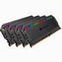 CORSAIR 128GB (4 x 32 GB) DDR4 3200MHz CL16 Dominator Platinum RGB Svart
