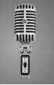 SHURE 55Sh Grey Studio Microphone