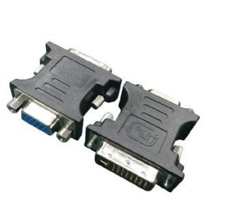 GEMBIRD Adapter DVI-A 24-pin male to VGA 15-pin HD (3 rows) female black (A-DVI-VGA-BK)
