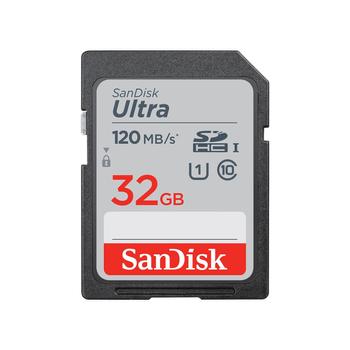 SANDISK 32GB Ultra Class 10 UHSI SDHC Memory Cards 3 Pack (SDSDUN4-032G-GN6IM)