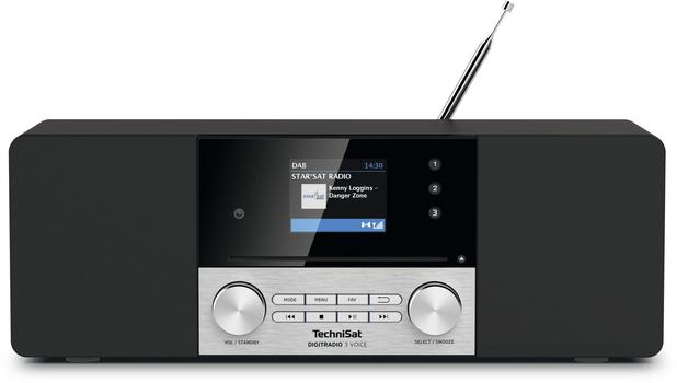TECHNISAT Digitradio 3 Voice Black, (0000/3963)