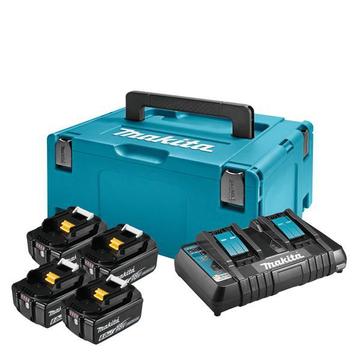 Makita LXT batterilader - med batteri - 4 - Li-Ion (198091-4)