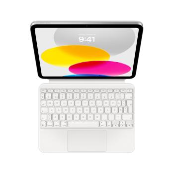 APPLE e Magic Keyboard Folio - Keyboard and folio case - with trackpad - Apple Smart connector - Swedish - for iPad Wi-Fi (10th generation) (MQDP3S/A)