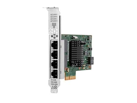 Hewlett Packard Enterprise Broadcom BCM5719 - Network adapter - PCIe 2.0 x4 - Gigabit Ethernet x 4 - for Apollo 4200 Gen10, ProLiant DL20 Gen10, DL325 Gen10, DL360 Gen10, DL380 Gen10, ML30 Gen10 (P51178-B21)