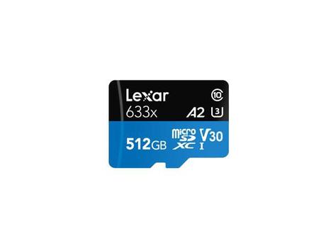 LEXAR 633X 512 Gb Microsdxc Uhs-I (LSDMI512BB633A)