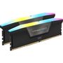 CORSAIR 32GB (2 x 16GB) DDR5 6400MHz Vengeance RGB LED XMP 3.0 Black Heatspreader 1.4V CL32