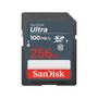 SANDISK Ultra 256GB SDXC Mem Card 100MB