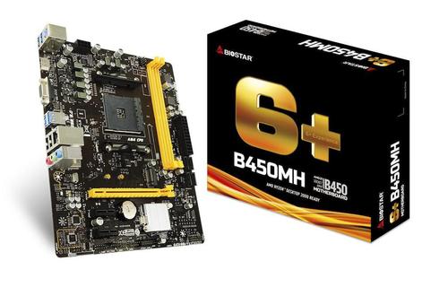 BIOSTAR Motherboard Amd B450 Socket  (B450MH)