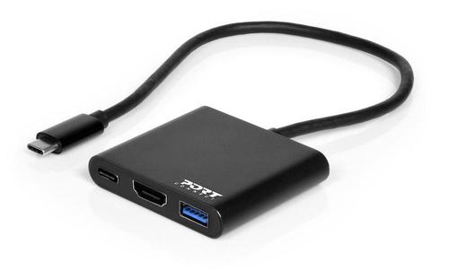 PORT DESIGNS USB-C Mini Docking Station with HDMI (900140)
