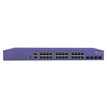 Extreme Networks ExtremeSwitching X435-24P-4S 24x1GbE RJ45, PoE+ (370W PoE Budget), 4x1/ 2.5GbE Multigig SFP, 1xAC PSU (X435-24P-4S)