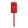 APPLE (PRODUCT) RED - skyddshölje för mobiltelefon - med MagSafe - läder - röd - för iPhone 12 mini
