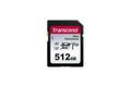 TRANSCEND 340S - Flash memory card - 512 GB - A2 / Video Class V30 / UHS-I U3 - SDXC UHS-I