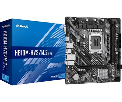 ASROCK H610M-HVS/ M.2 R2.0 2 MB Intel 1700 (90-MXBJJ0-A0UAYZ)