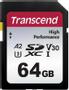 TRANSCEND 330S - Flash memory card - 64 GB - UHS-I U3 - SDXC UHS-I