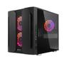 CHIEFTEC GM-02B-OP M2 mATX Gaming Cube 3xTempered glass 3x12cm adressable +5V RGB fan pre-installed 2xUSB 3.0 2xUSB 2.0