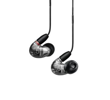 SHURE AONIC 5 Øreproptelefoner 3,5 mm jackstik Stereo Transparent (SE53BACL+UNI-EFS)